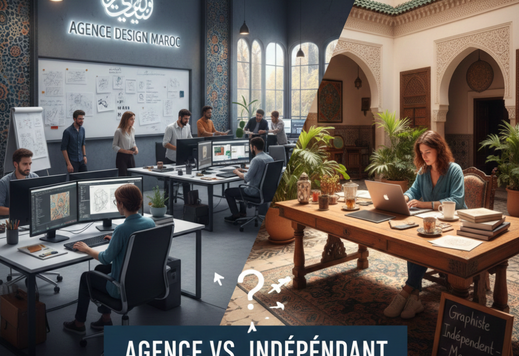 Agence de Design Graphique vs Graphiste Indépendant